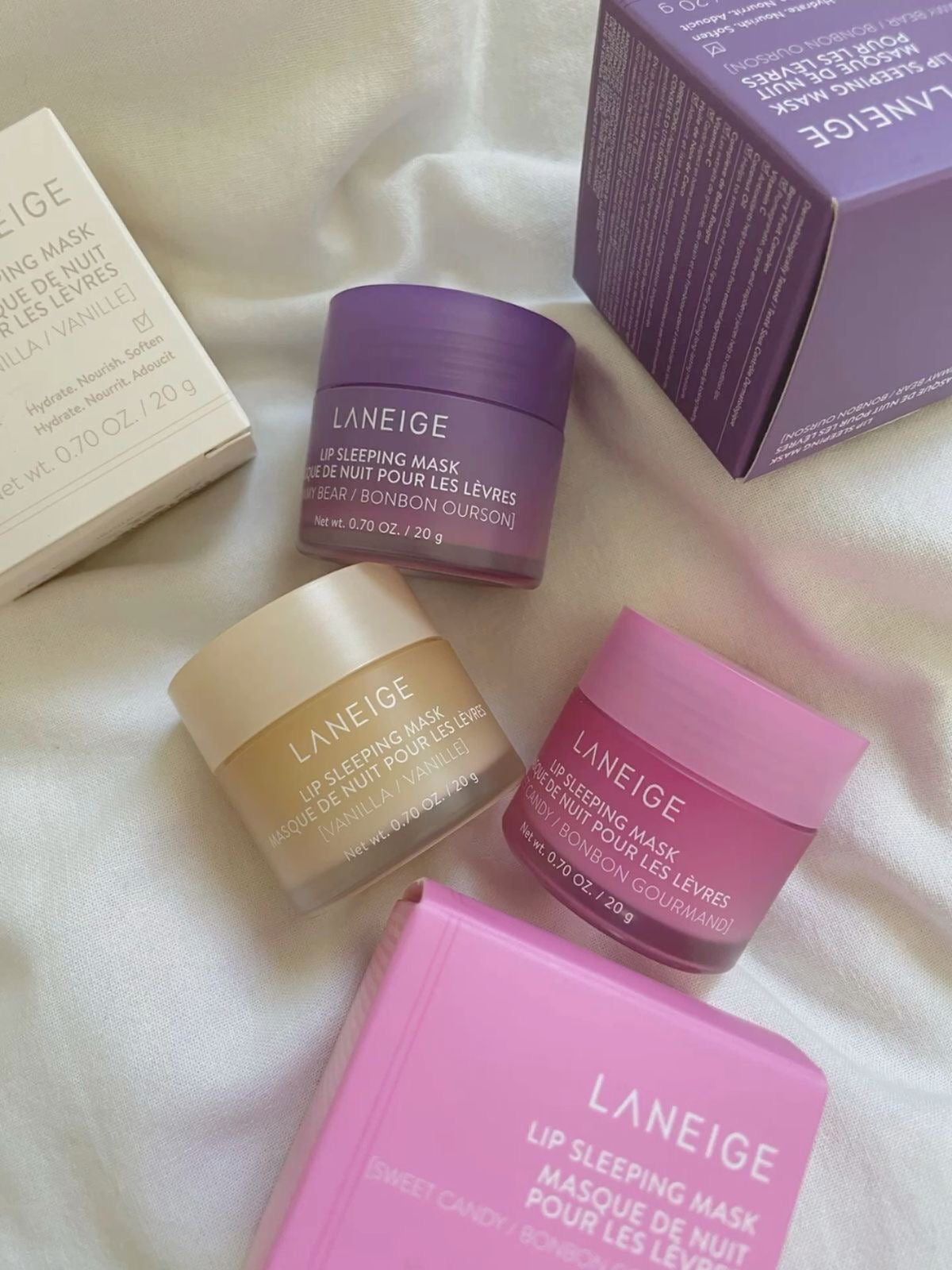 Mascarilla labial de noche de hidratación intensa con vitamina C