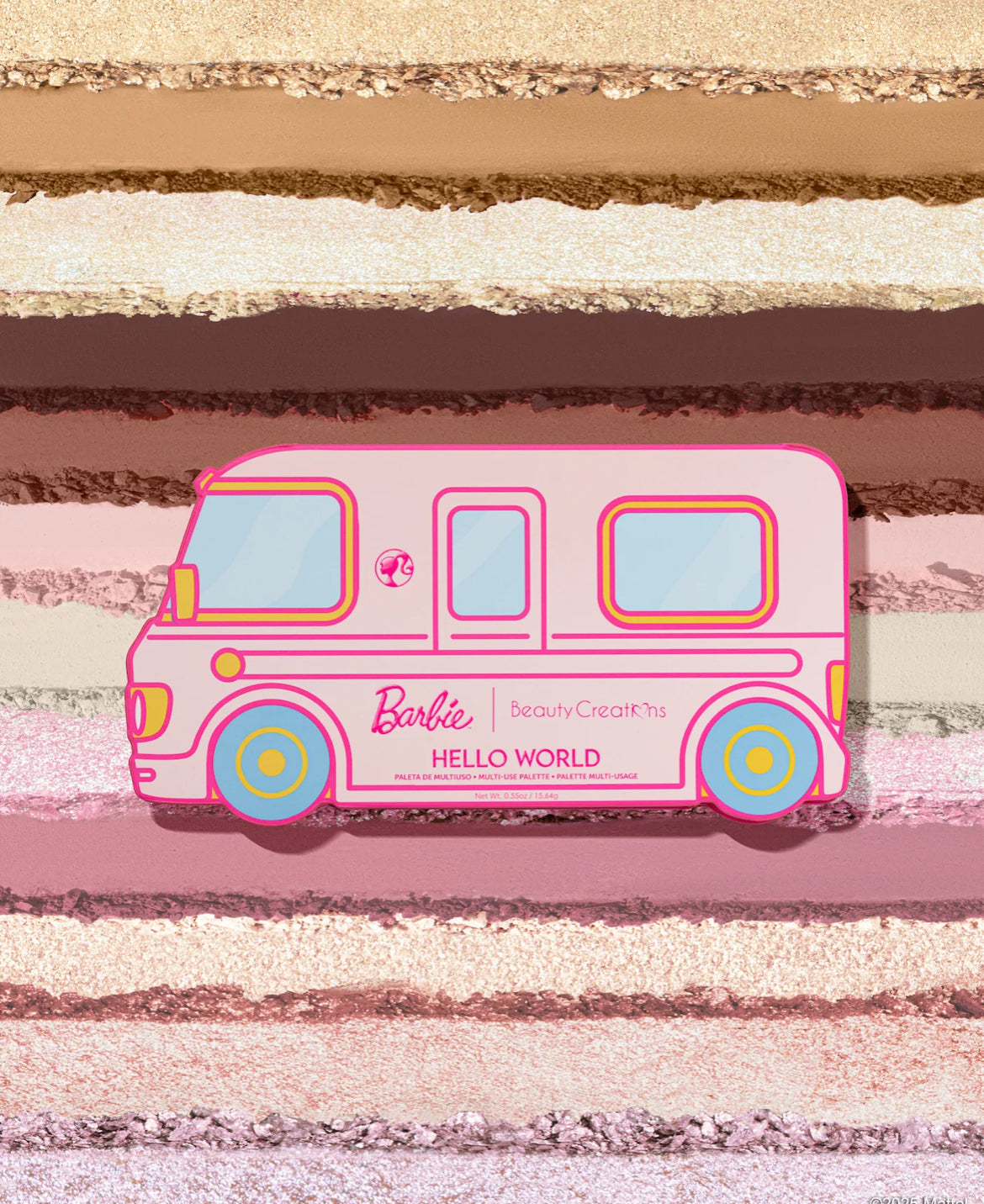 PALETA DE SOMBRAS BARBIE "HELLO WORLD"