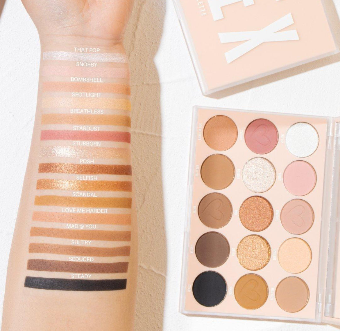 PALETA DE SOMBRAS NUDE X