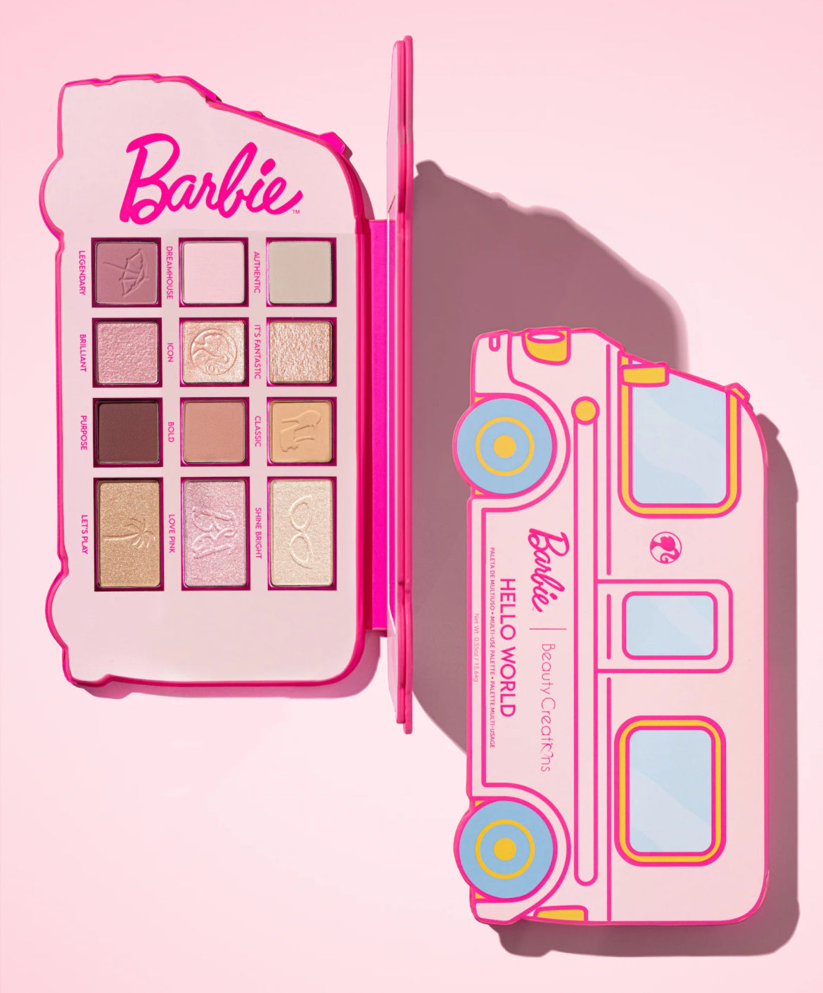 PALETA DE SOMBRAS BARBIE "HELLO WORLD"