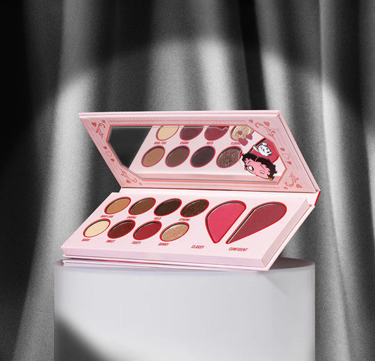 PALETA DE SOMBRAS Y ROSTRO "UNAFRAID TO BE ME" DE BETTY BOOP